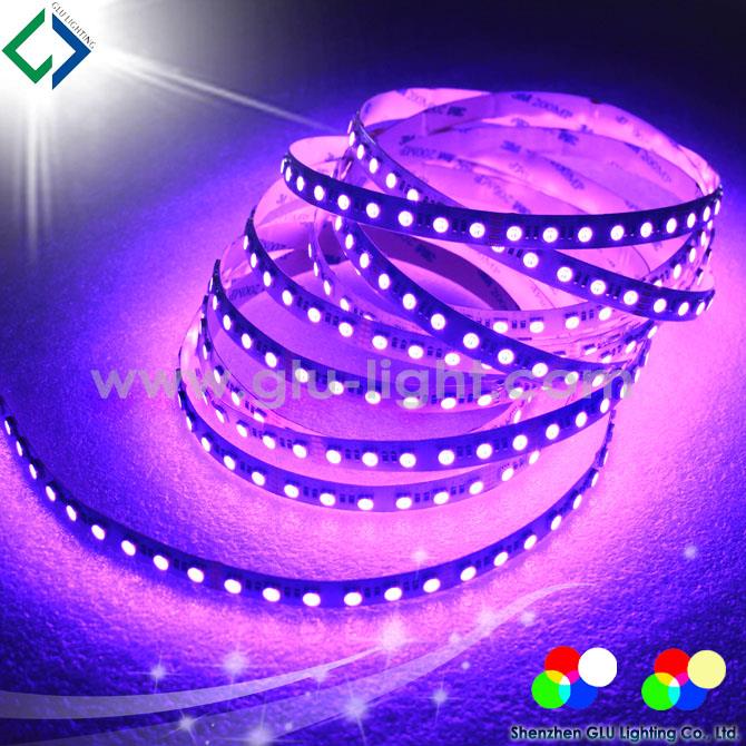 High brightness rich saturated colors 12V/24V RGB+amber 4 in 1 led stripe for film